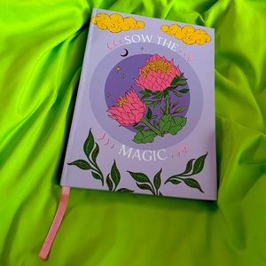 NEW Sow the Magic book: guided reflection journal emotions, supports, goals